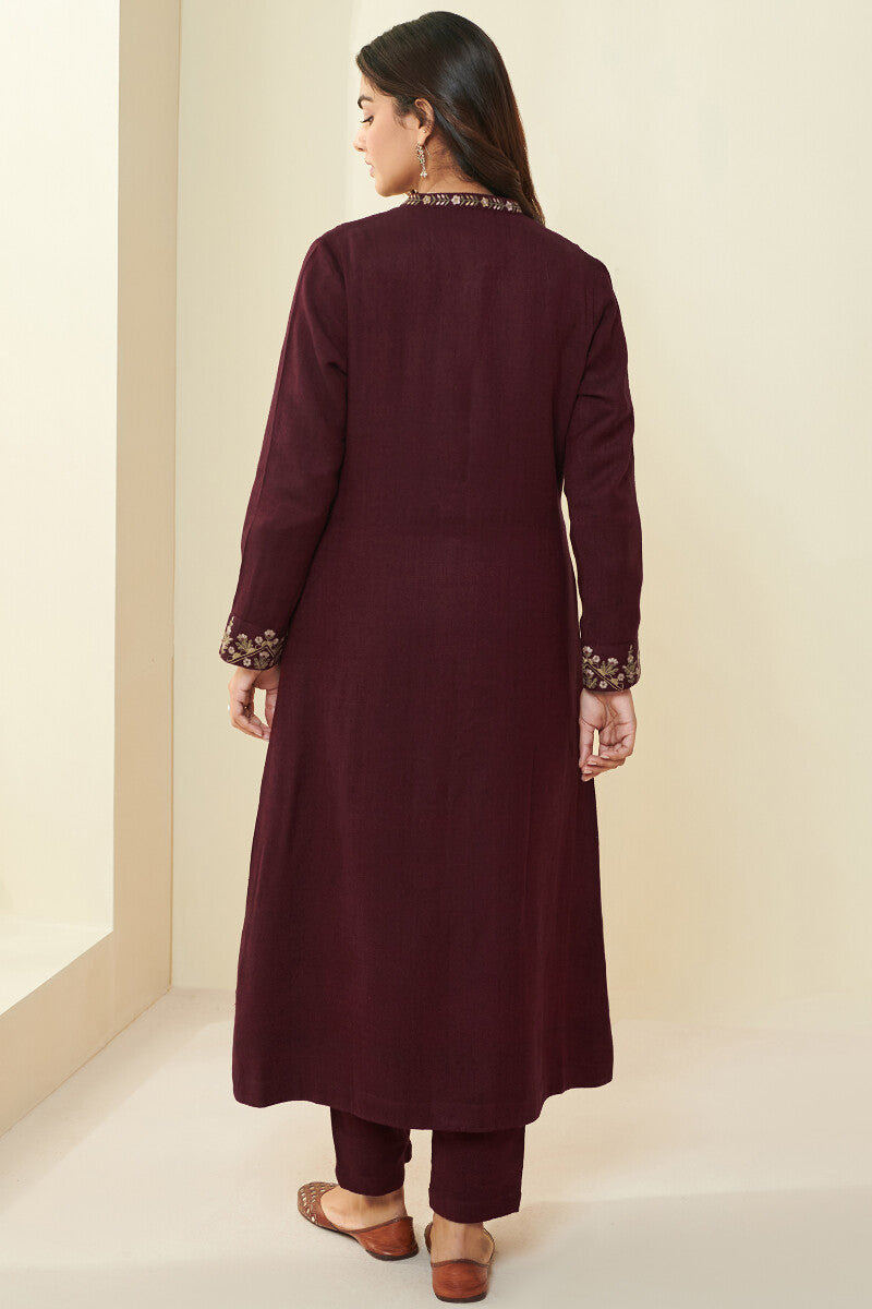 Naadirah Layla Faux Wool Handloom Jacket