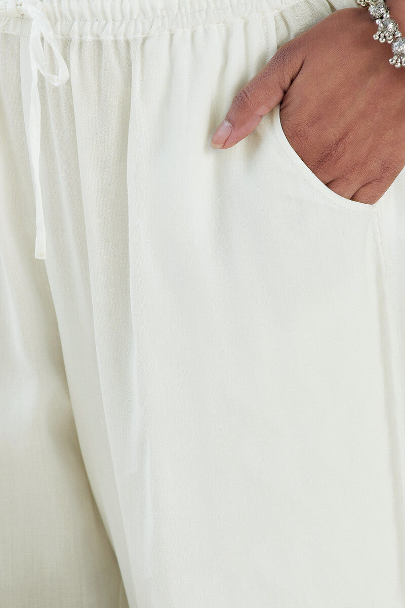 Gauhar Kiara Cotton Flax Pants