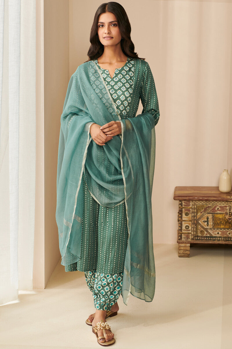Sehra Ruhi Bagru Modal Kurta