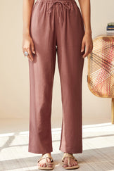 Roza Seher Red Pants