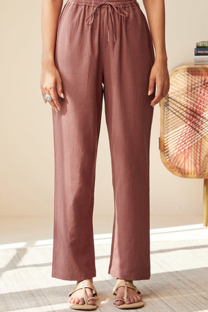 Roza Seher Red Pants