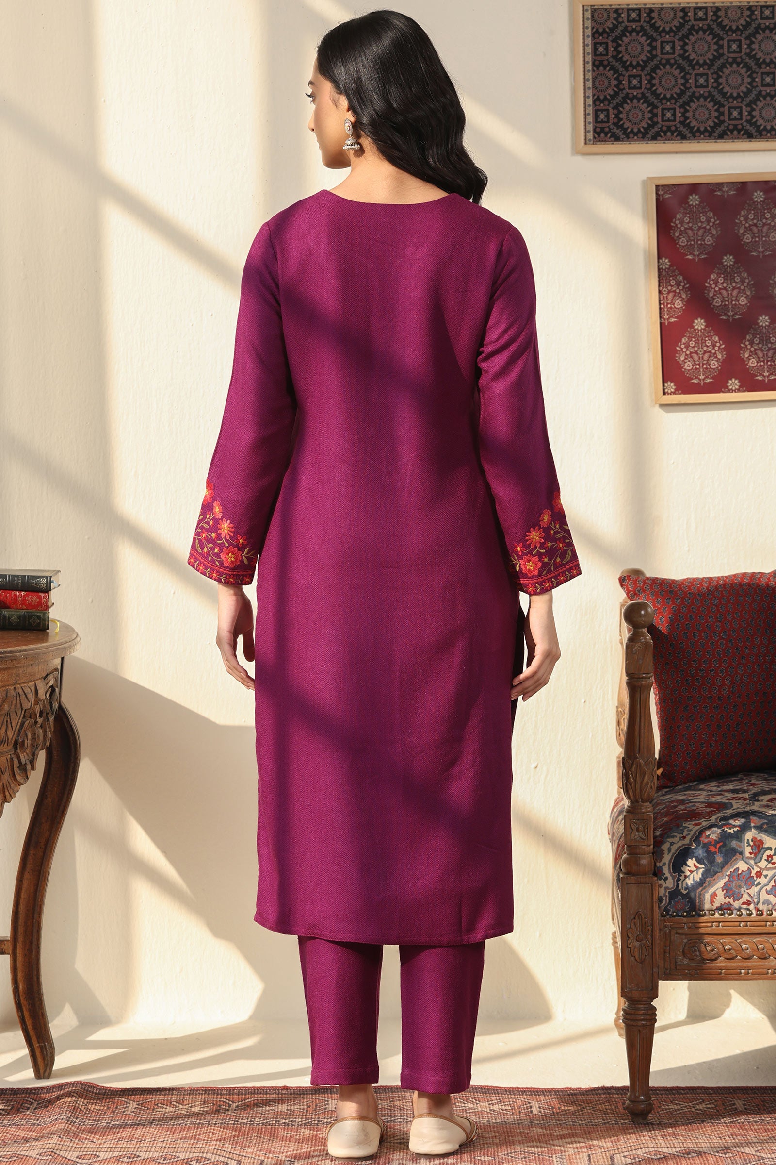 Naadirah Faiza Faux Wool Kurta