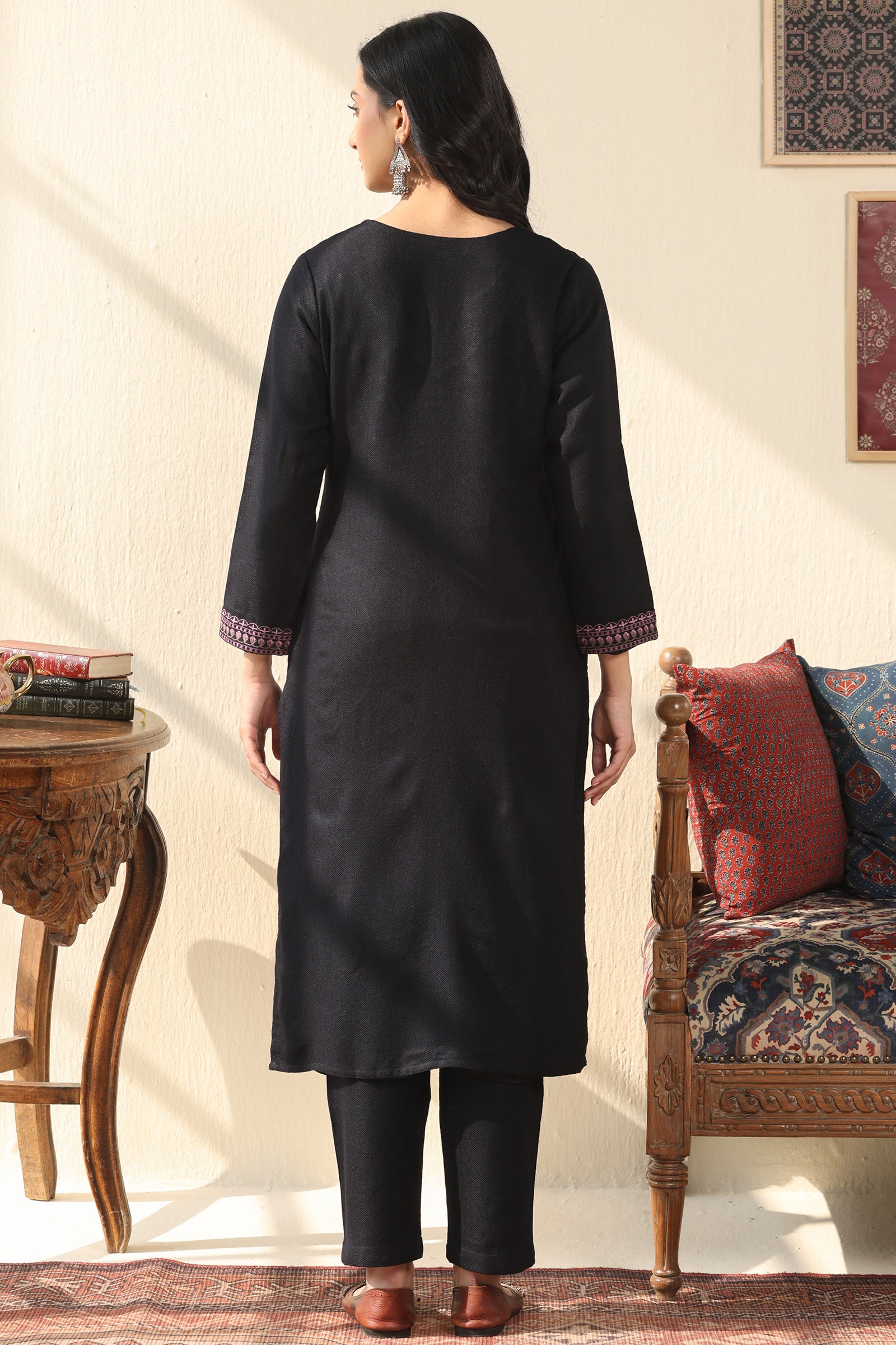 Naadirah Rumaisa Faux Wool Kurta