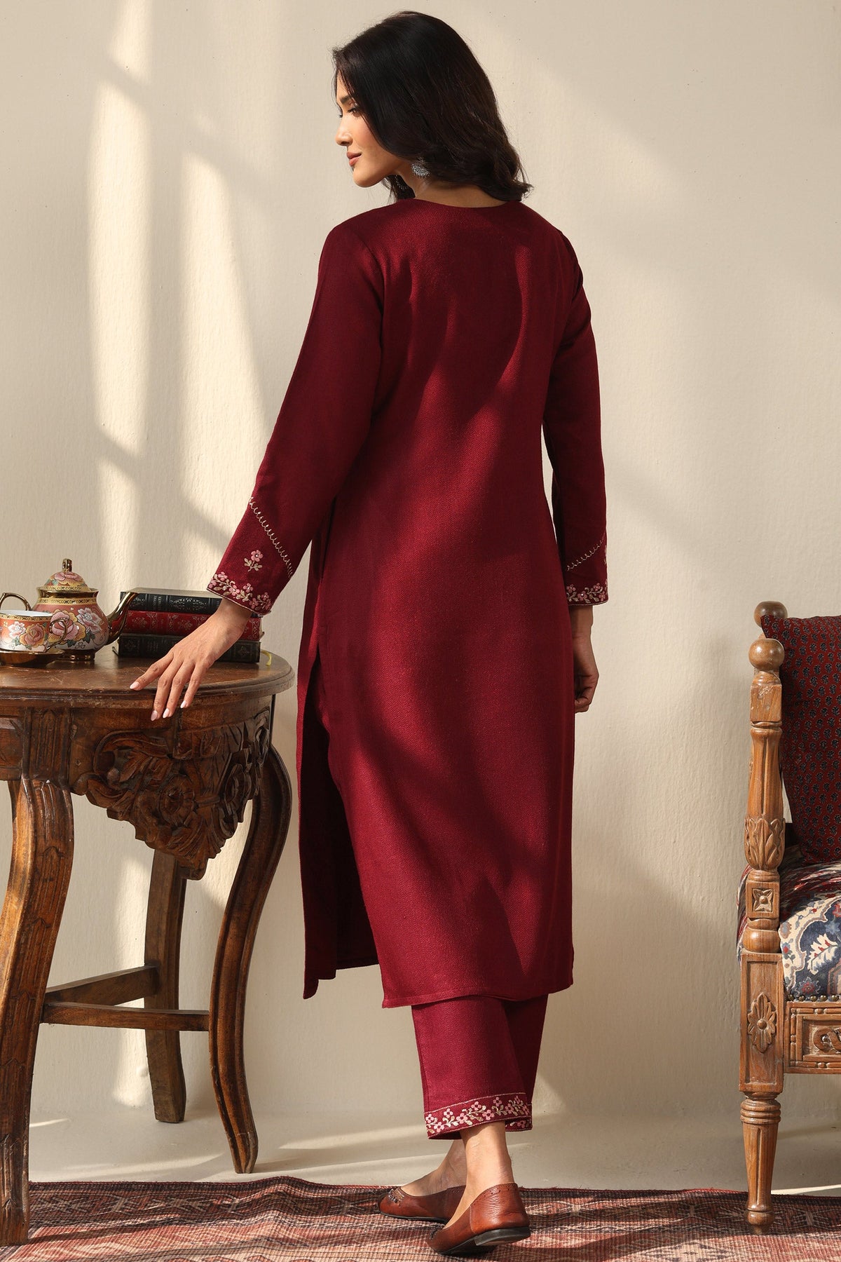 Surplus: Naadirah Gulbahar Faux Wool Kurta