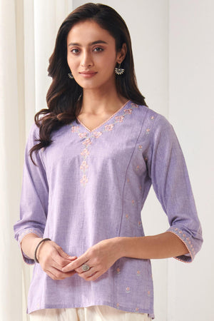 Nasrina Saba Handloom Top