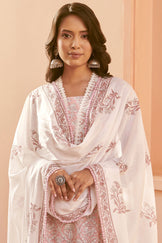 Gauhar Gulshan Sanganeri Dupatta