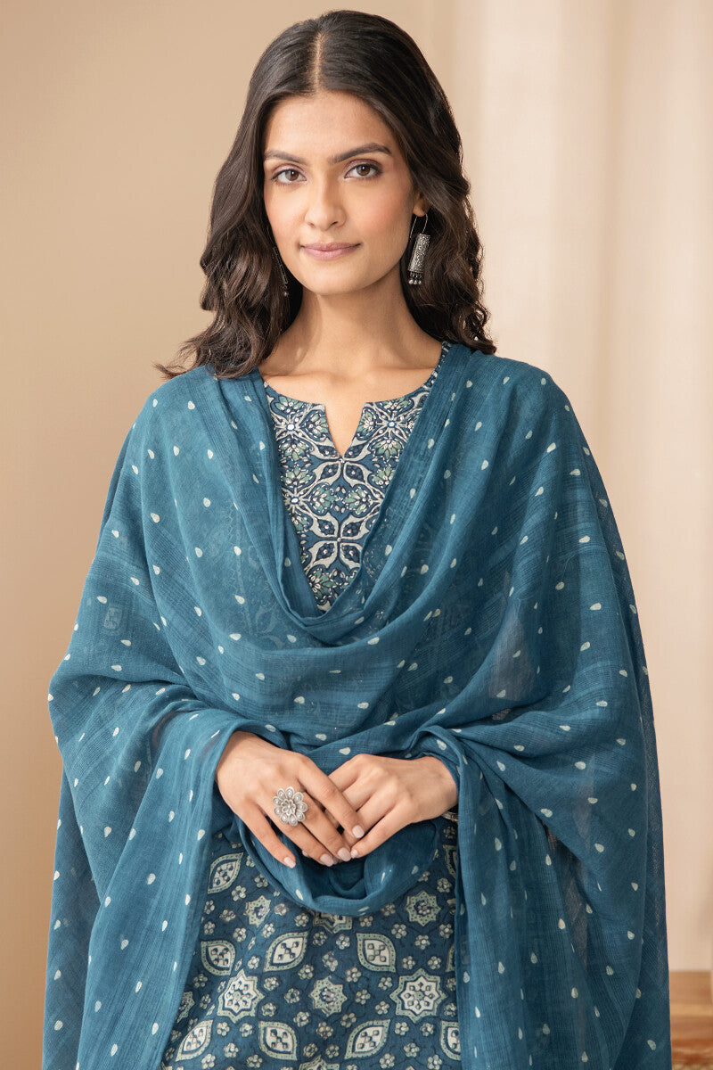 Sehra Zara Ajrak Dupatta