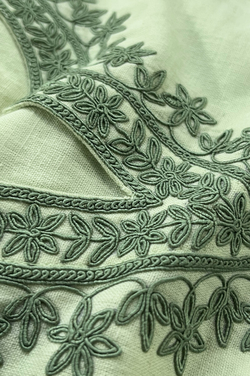 Mirza Gauhar Flax Cotton Kurta