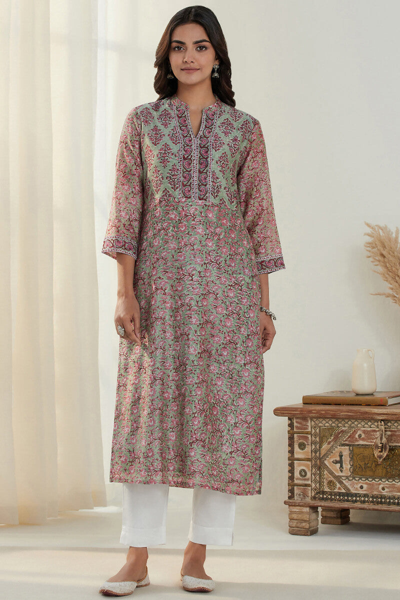 Gauhar Maya Sanganeri Chanderi Kurta