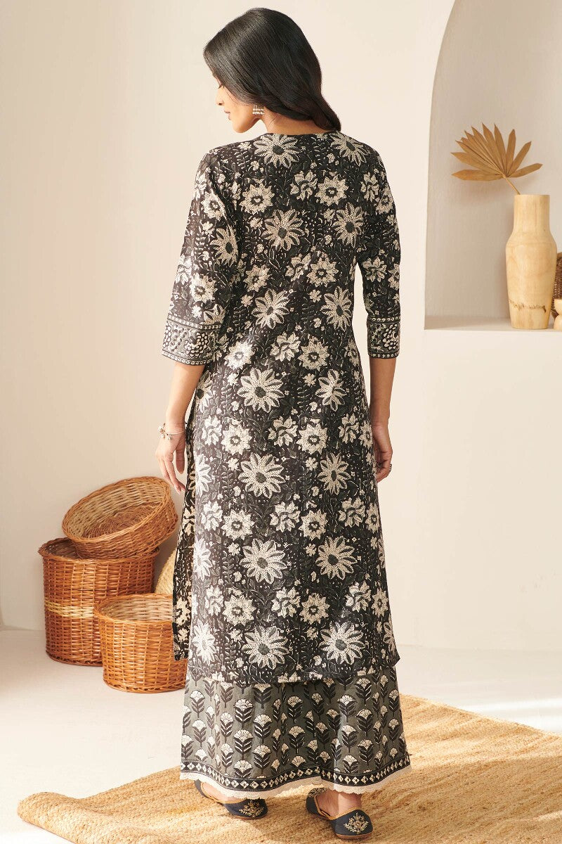 Sehra Mahira Bagru Kurta