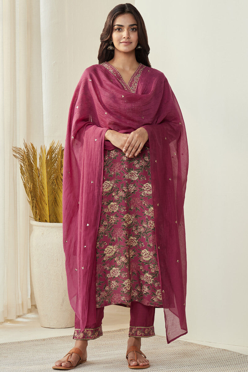Zeenat Shirin Cotton Silk Dupatta