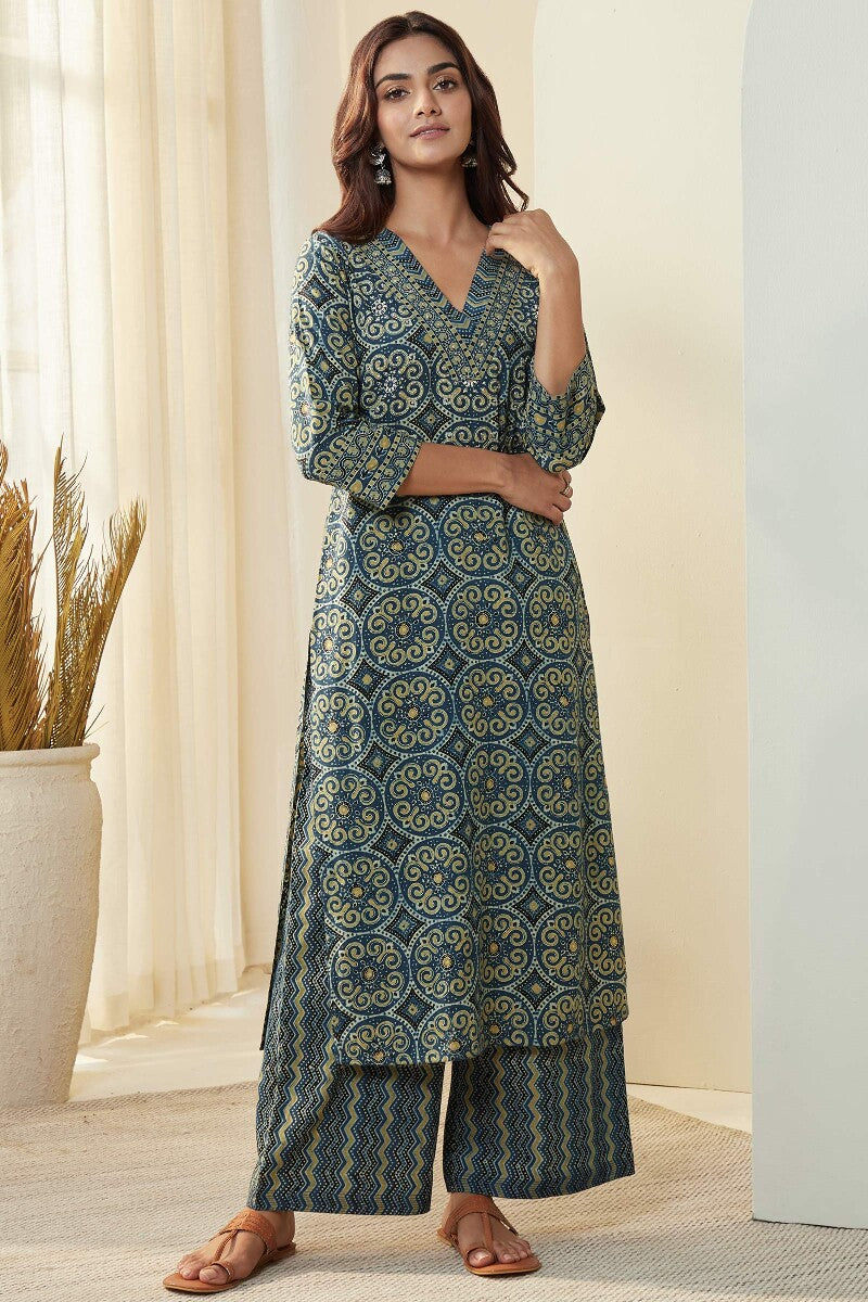 Firdaus Darya Ajrak Kurta