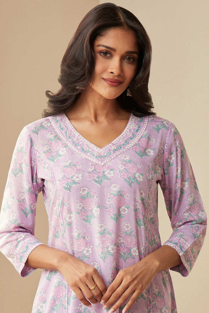 Rosheen Nazm Sanganeri Kurta