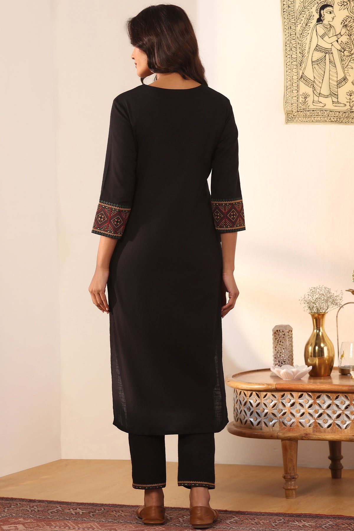 Mehraab Nahiza Black Kurta
