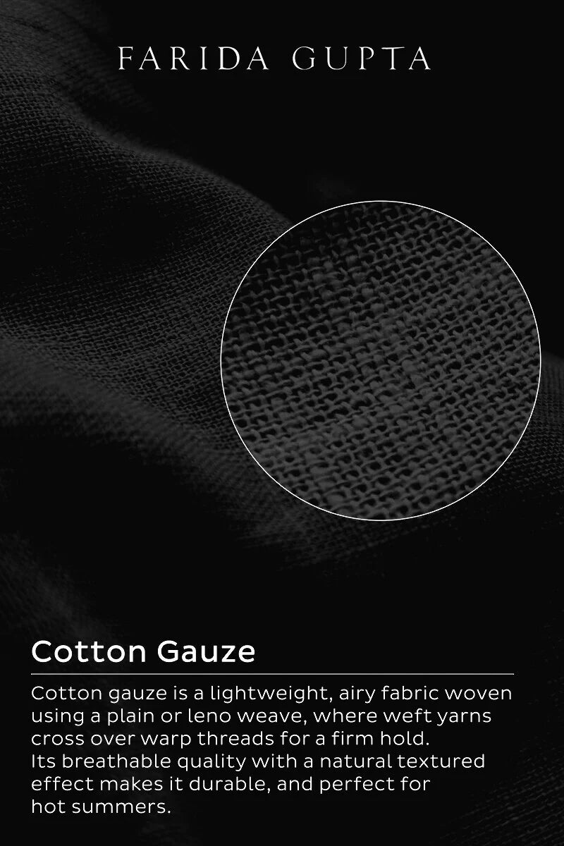 Surplus: Roza Sehreen Black Kurta