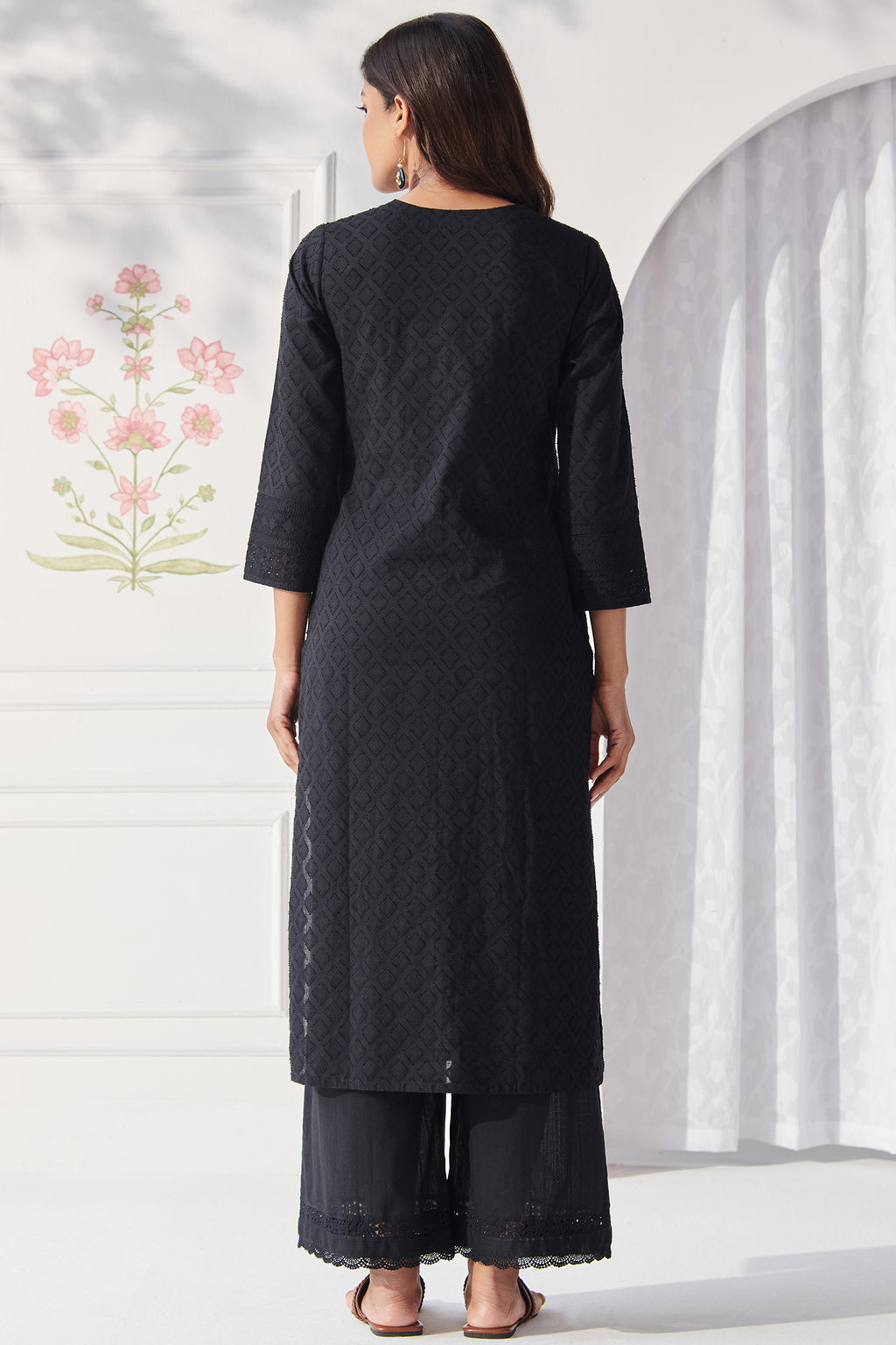 Mumtaz Rania Black Kurta
