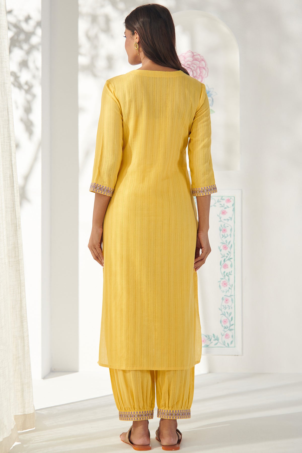 Mehraab Zaina Yellow Kurta