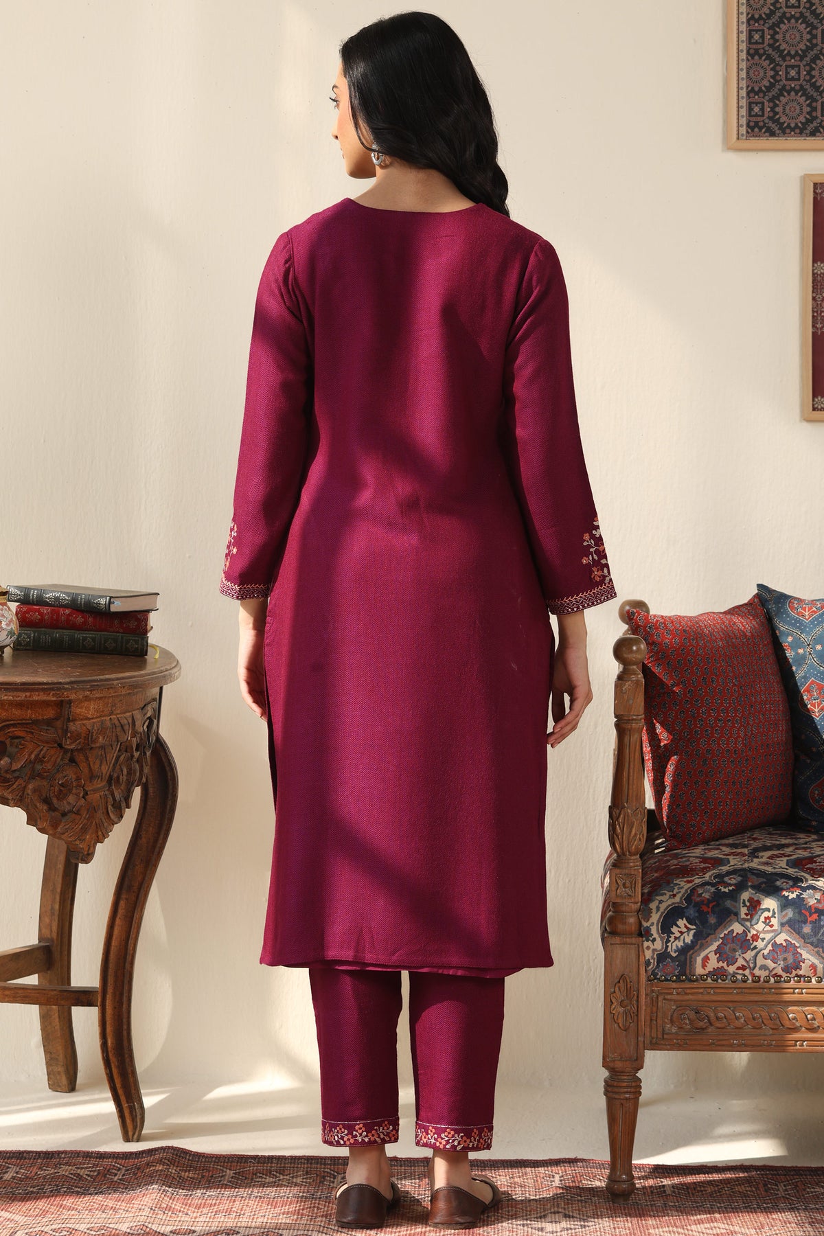 Naadirah Zubeda Faux Wool Kurta