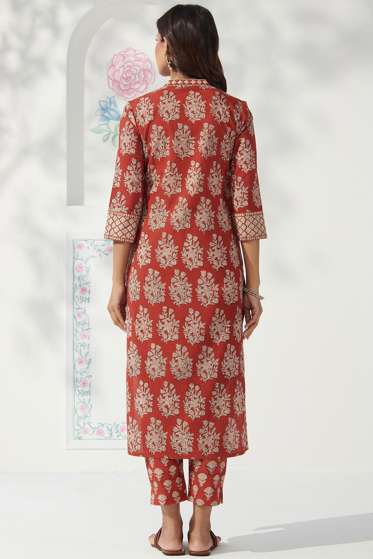 Sehra Fazeen Bagru Kurta