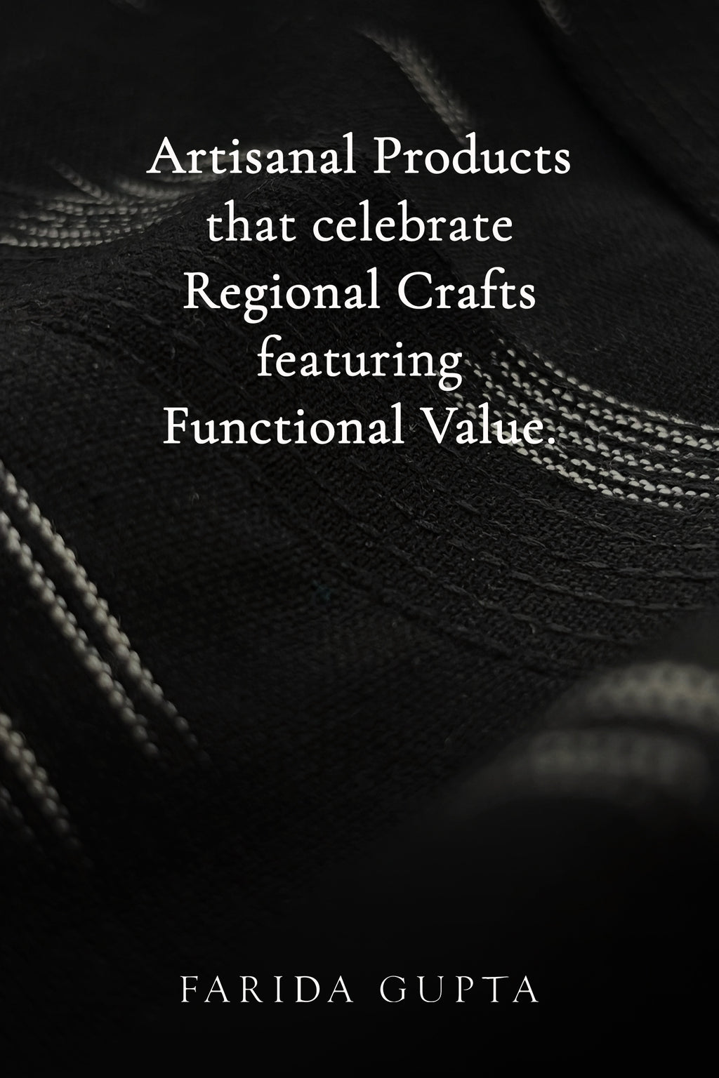 Surplus: Gulbarg Rumaisa Black Ikat Kurta