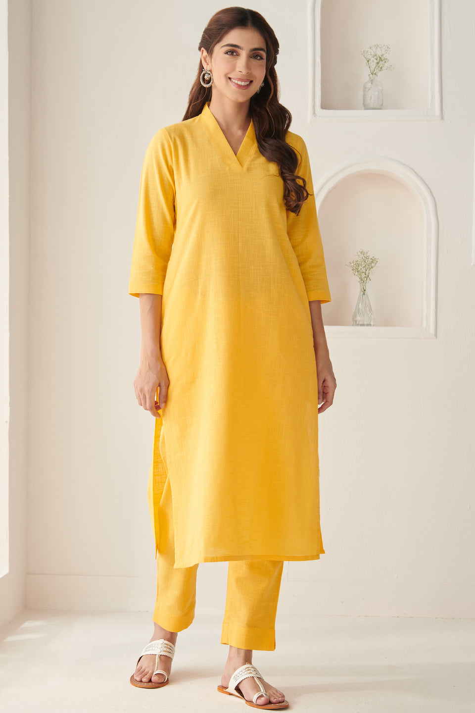 Roza Nadira Yellow Kurta