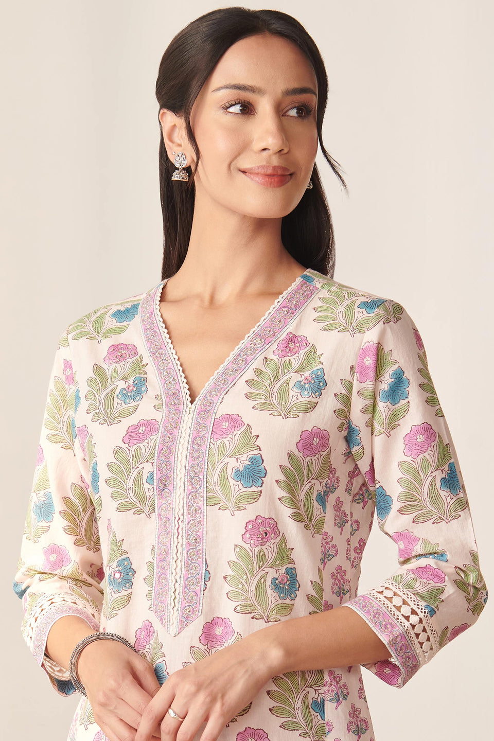 Gulbarg Fareena Sanganeri Kurta