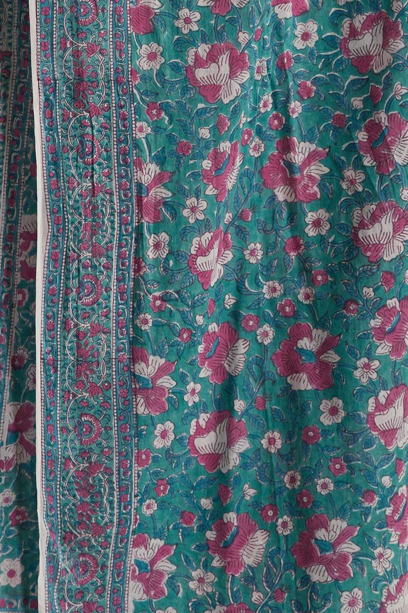 Anahita Farzin Block Printed Mul Dupatta