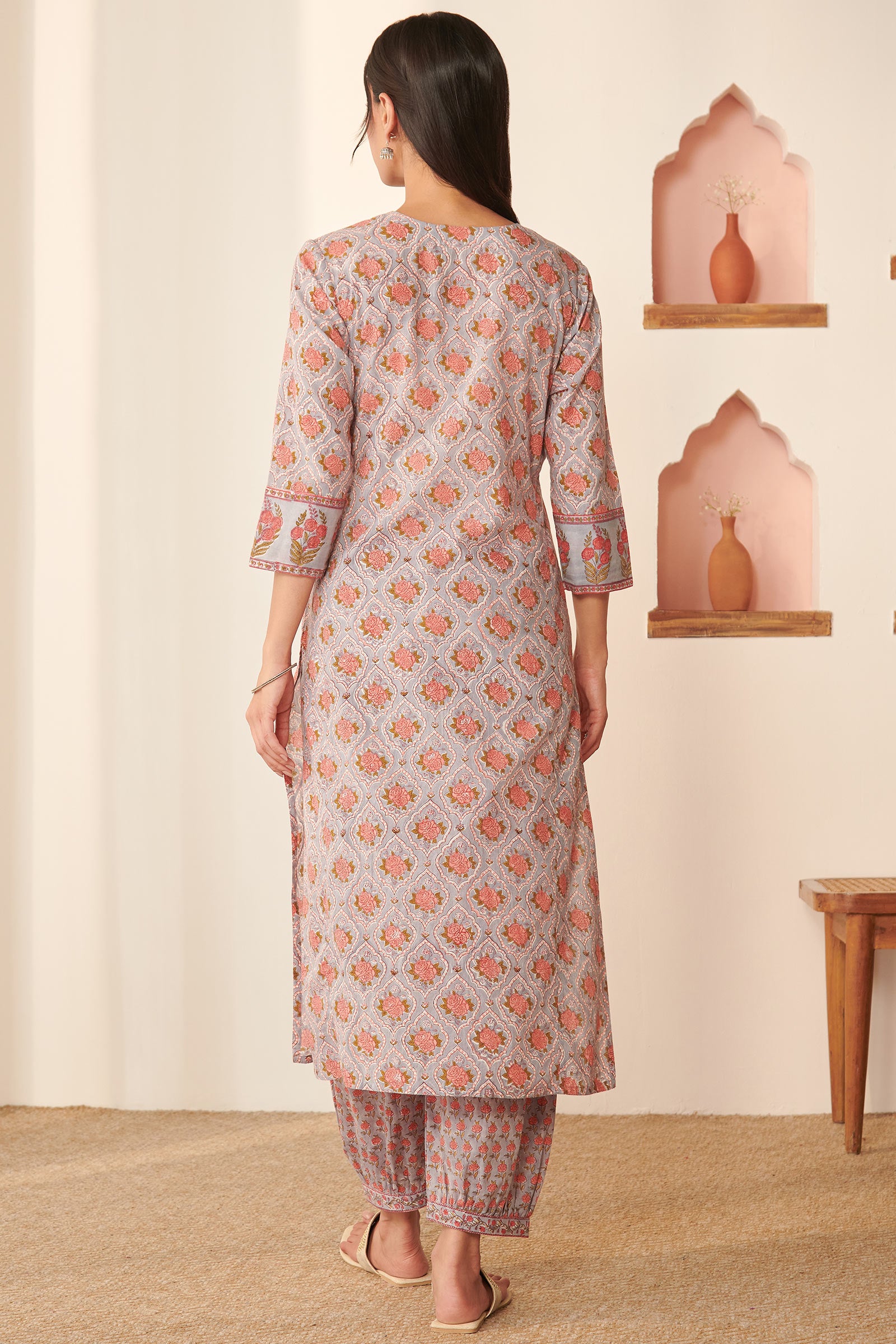 Roz Meher Sabrina Sanganeri Kurta
