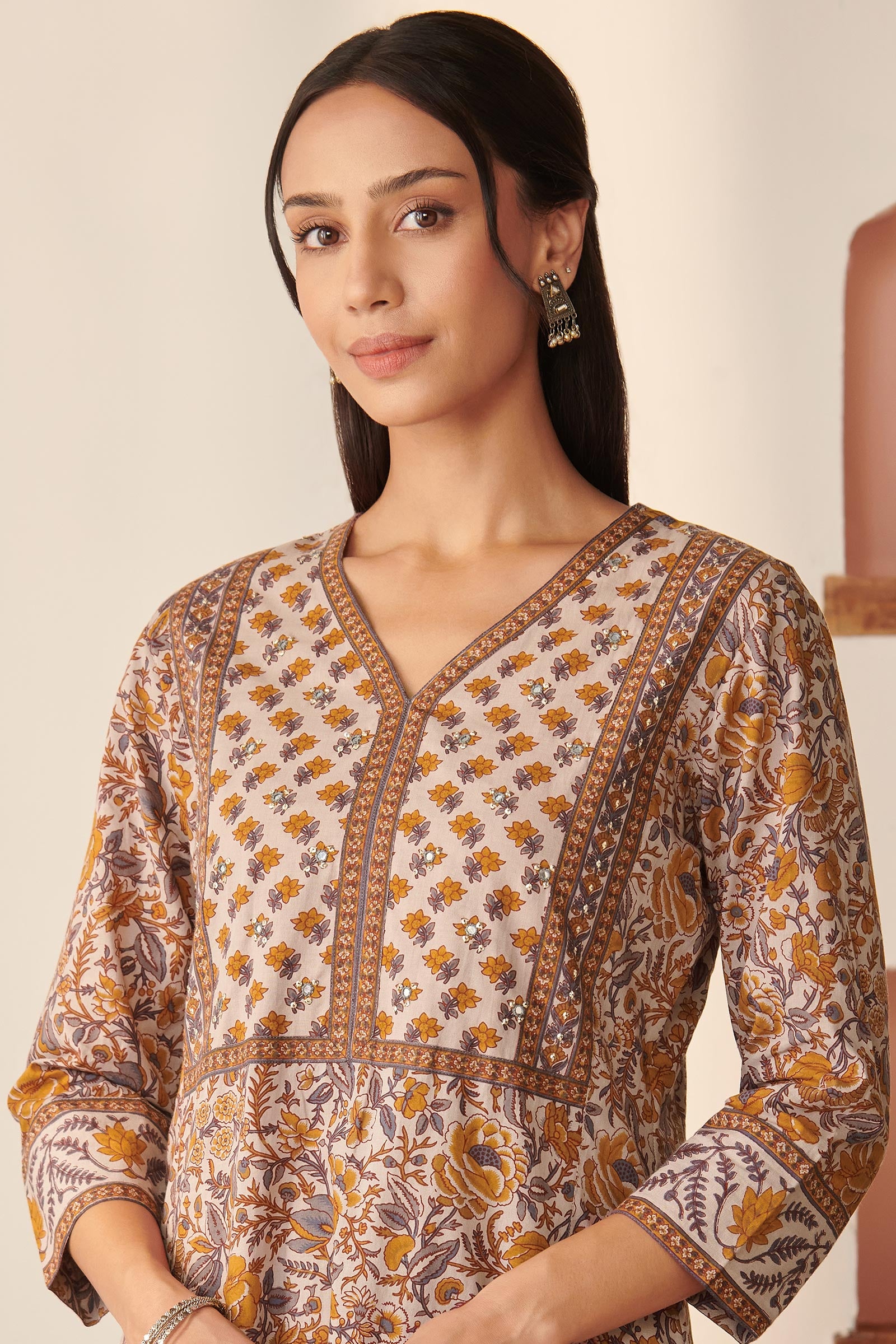 Surplus: Gauhar Zafiya Sanganeri Kurta
