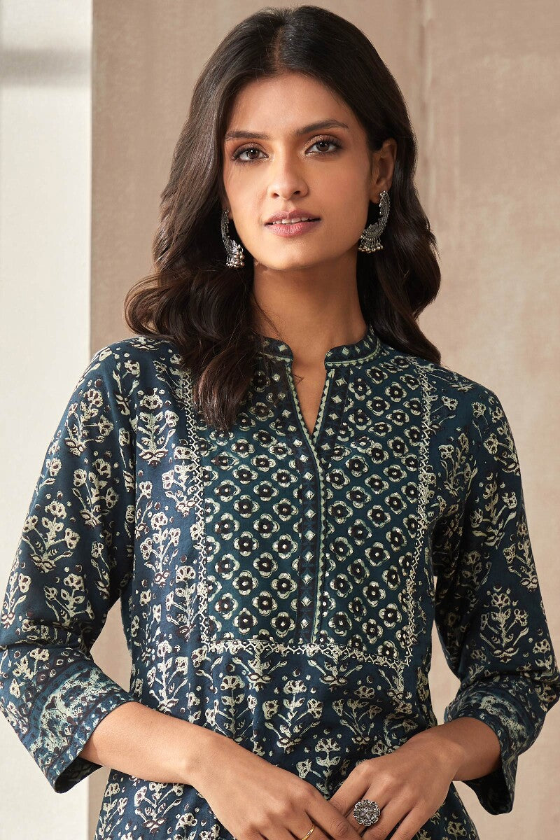 Sehra Zoya Bagru Kurta