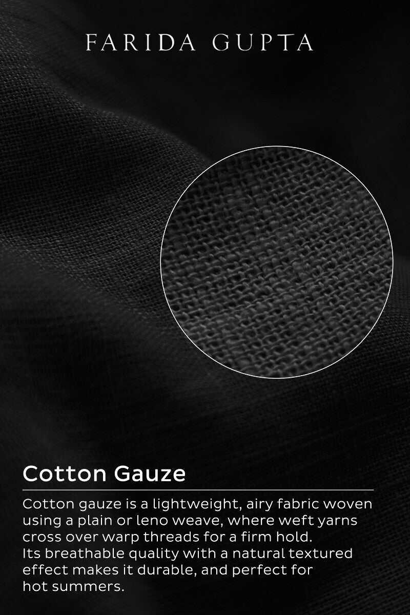 Roza Seerat Black Kurta