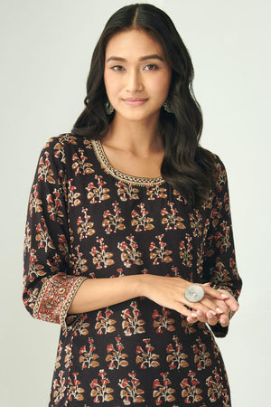 Sehra Kashaf Bagru Kurta