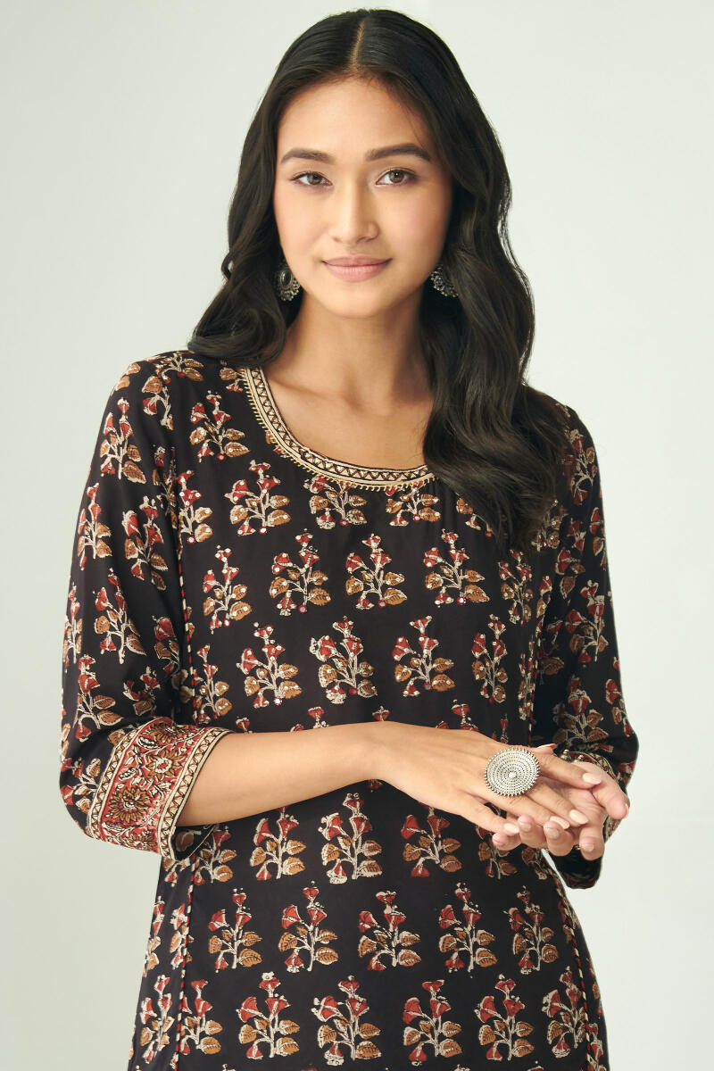 Sehra Kashaf Bagru Kurta