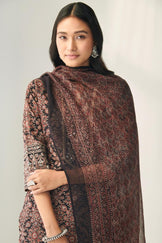 Sehra Farheen Ajrak Dupatta