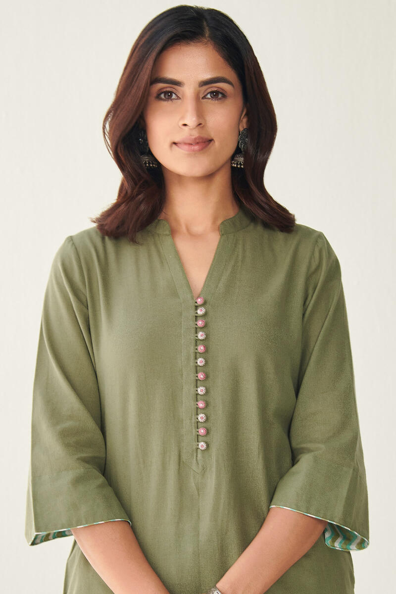 Nasrine Farah Handloom Kurta
