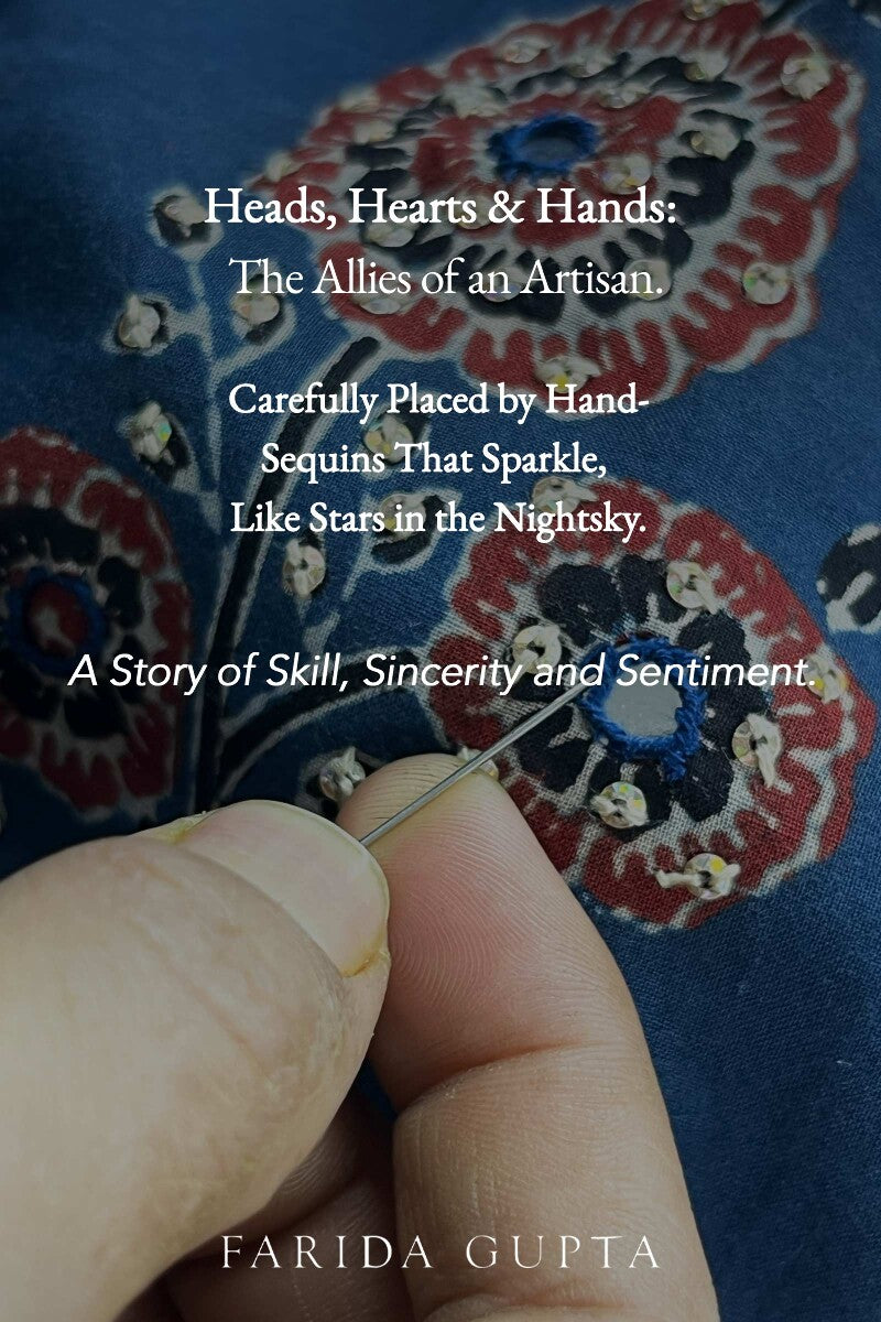 Sehra Zafina Ajrak Kurta