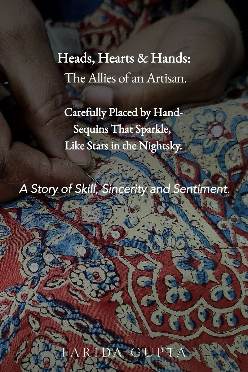 Sehra Nida Bagru Kurta