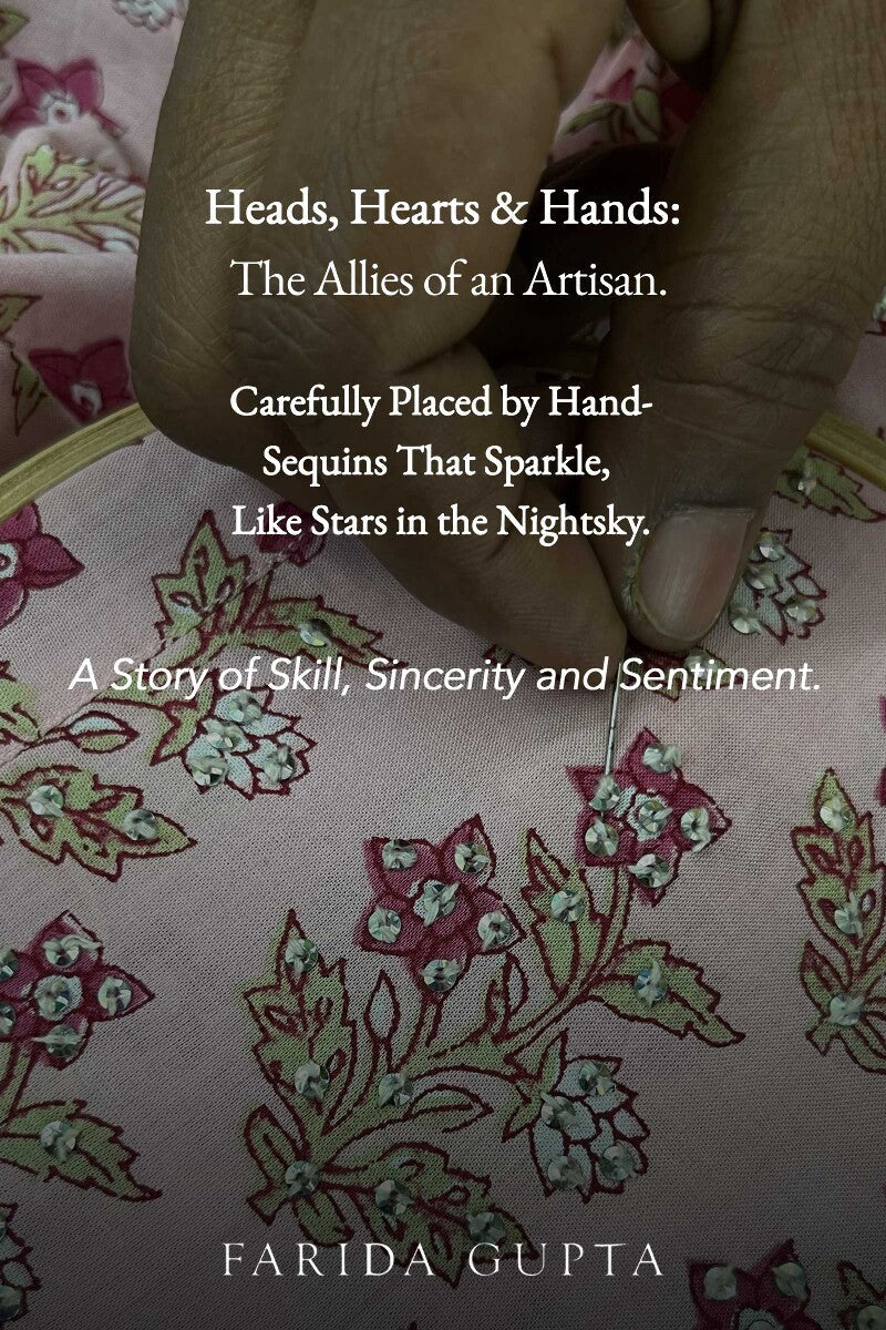 Rosheen Nuzakat Sanganeri Kurta