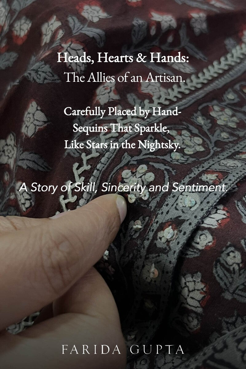 Sehra Maira Bagru Kurta