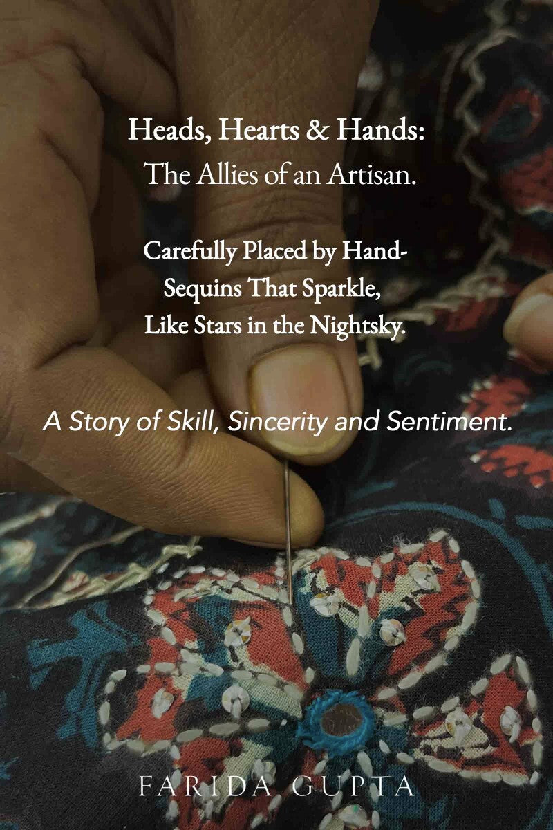 Sehra Zafia Bagru Kurta