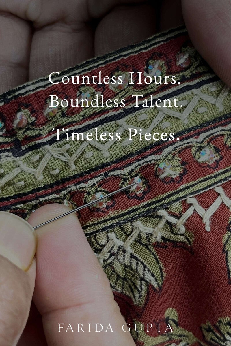 Sehra Layla Bagru Kurta