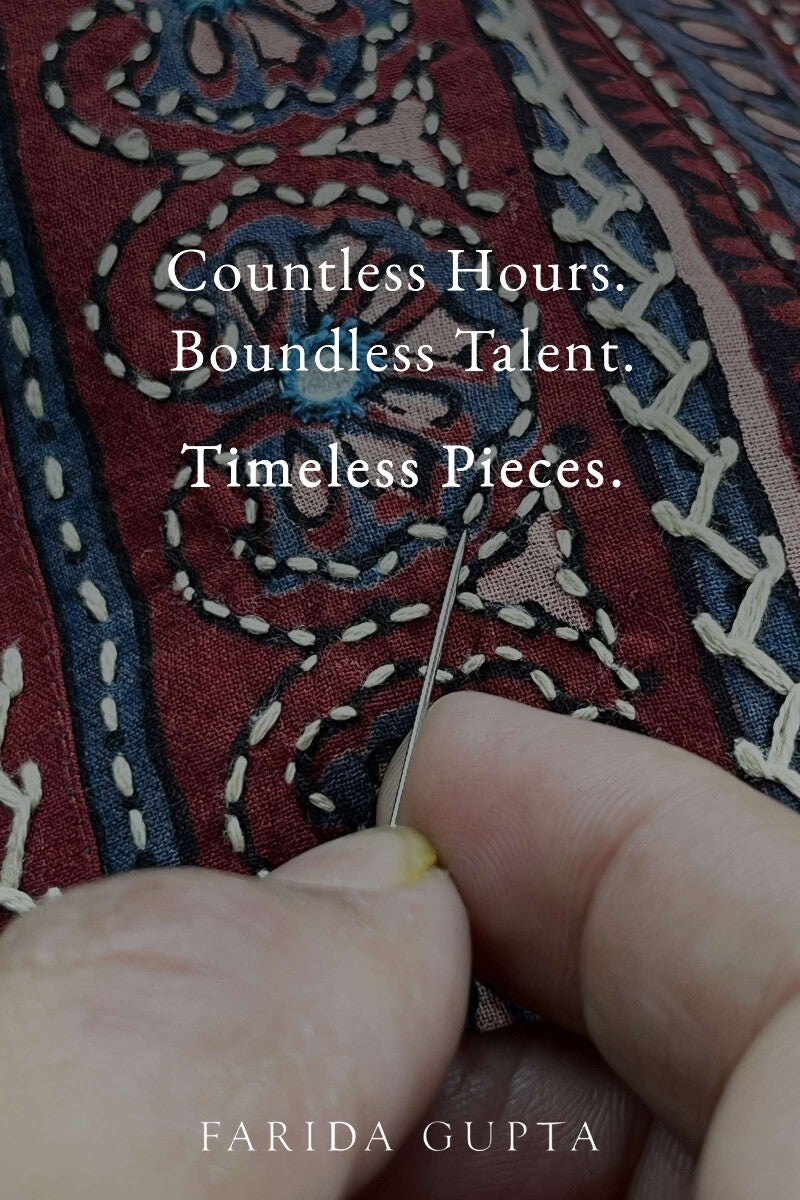 Sehra Nizam Ajrak Kurta