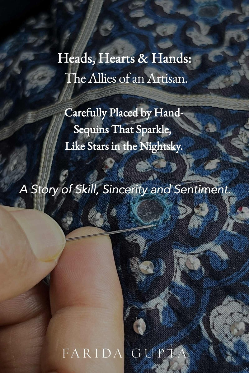 Sehra Layla Bagru Kurta