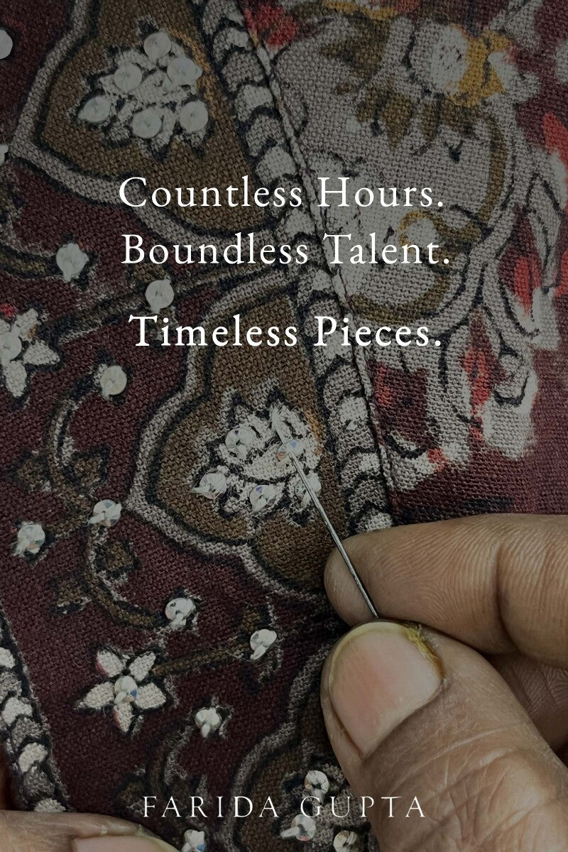 Sehra Afra Bagru Kurta