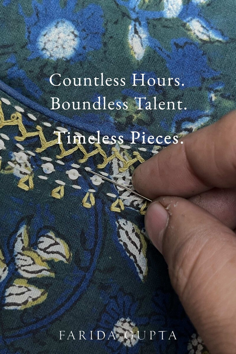 Sehra Samina Bagru Kurta