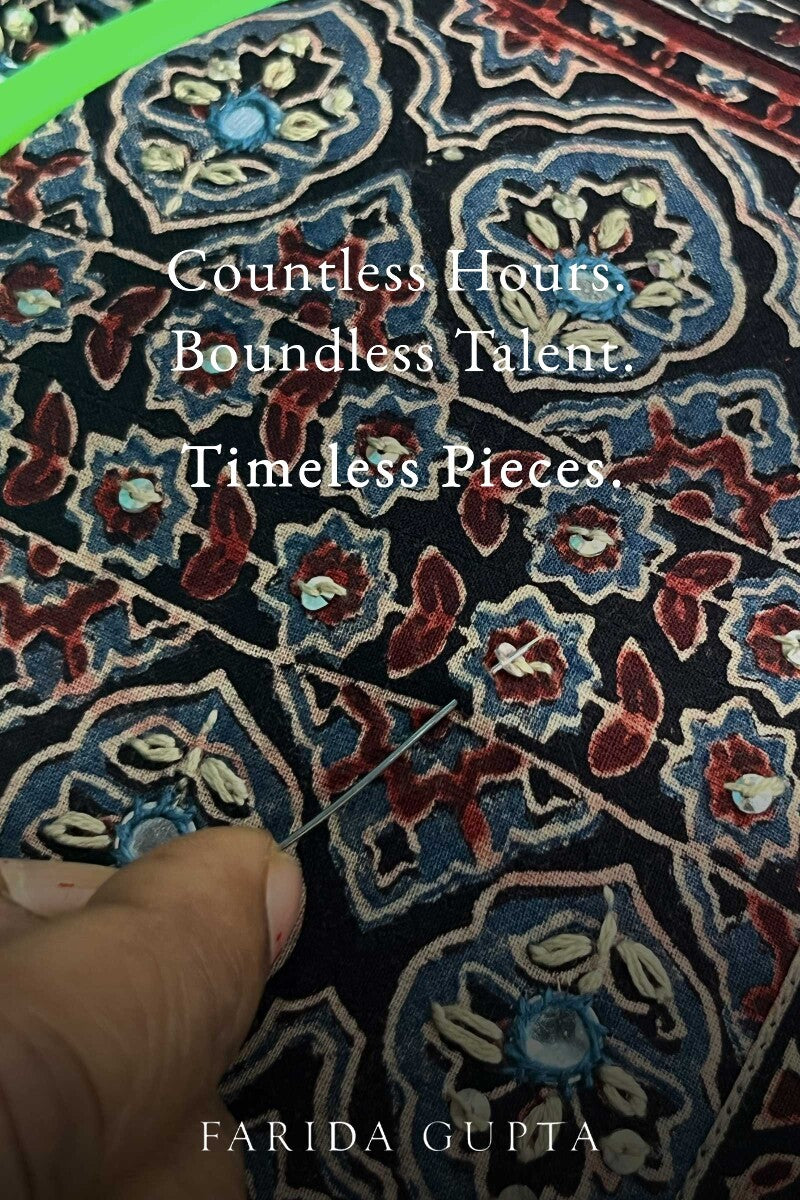 Sehra Mahima Ajrak Kurta