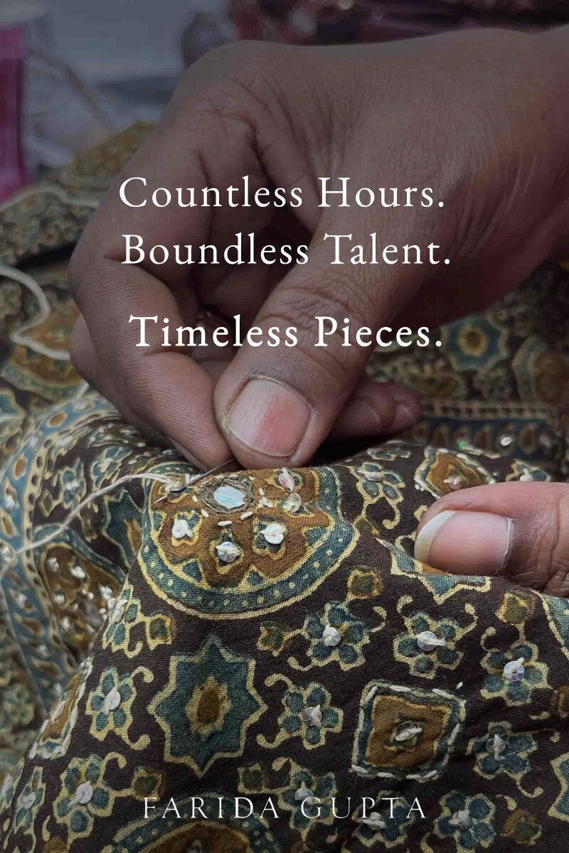 Sehra Fizah Ajrak Kurta