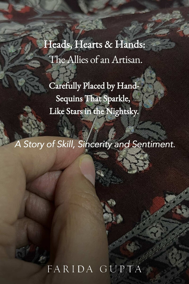 Sehra Farheen Bagru Kurta