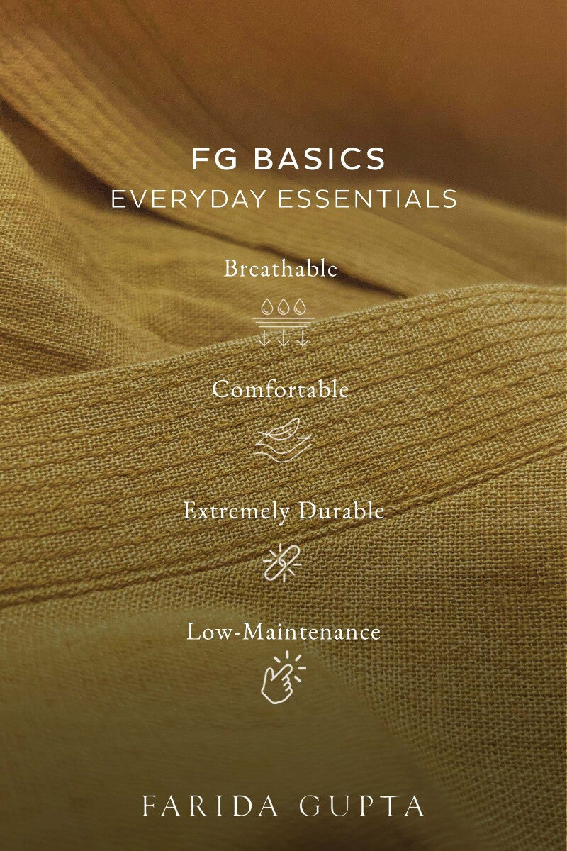 Roza Seher Mustard Kurta