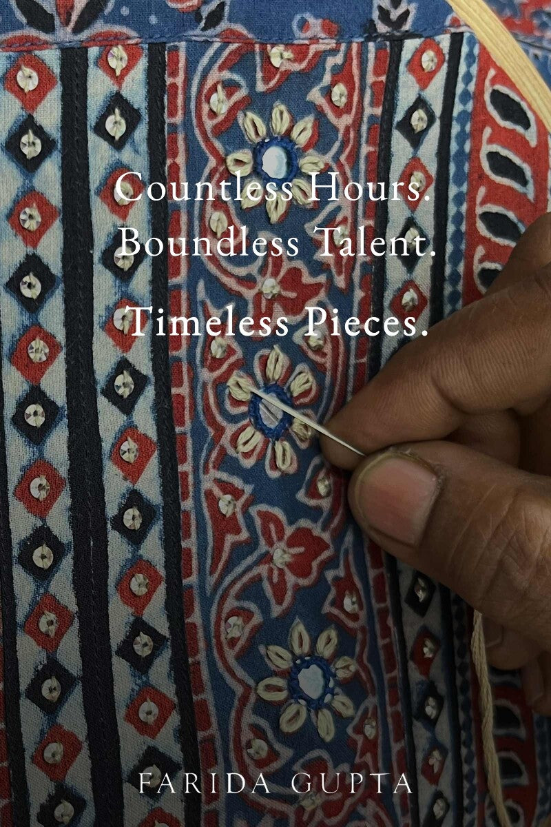 Sehra Zoya Ajrak Kurta